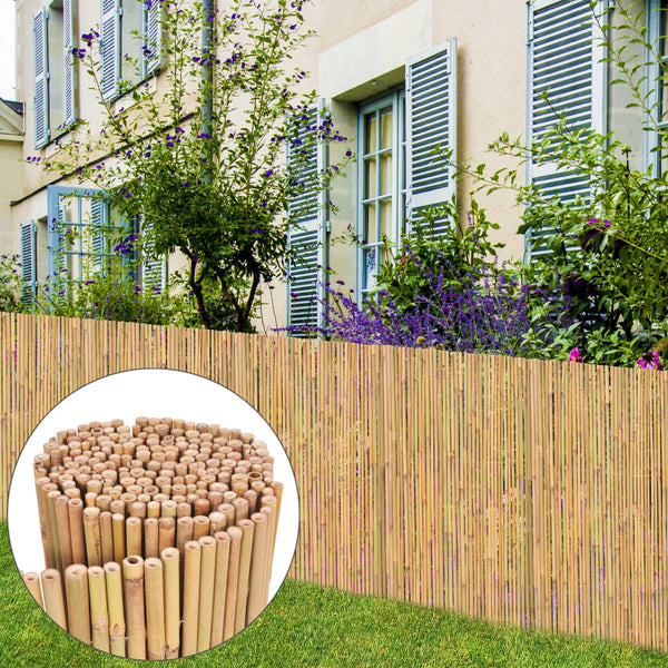 vidaXL Bamboo Garden Fence 300 x 100 cm