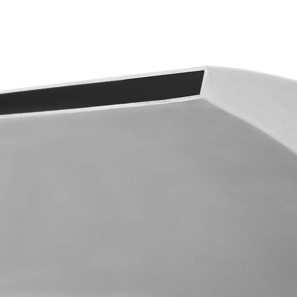 vidaXL Pool Waterfall Stainless Steel 64x30x52 cm Silver