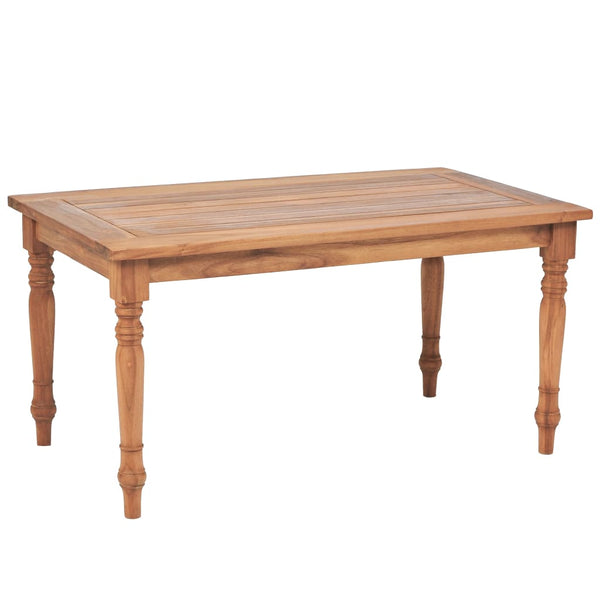 vidaXL Batavia Colonial Style Coffee Table Teak 90 x 50 x 45 cm