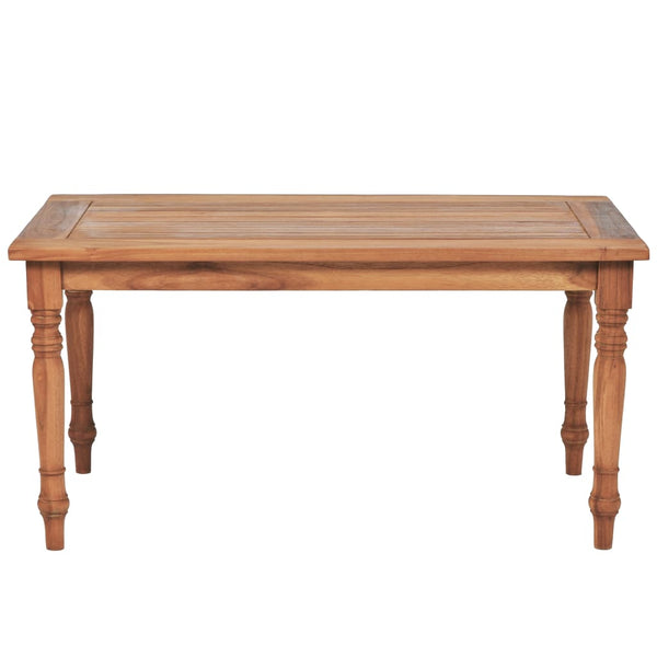 vidaXL Batavia Colonial Style Coffee Table Teak 90 x 50 x 45 cm
