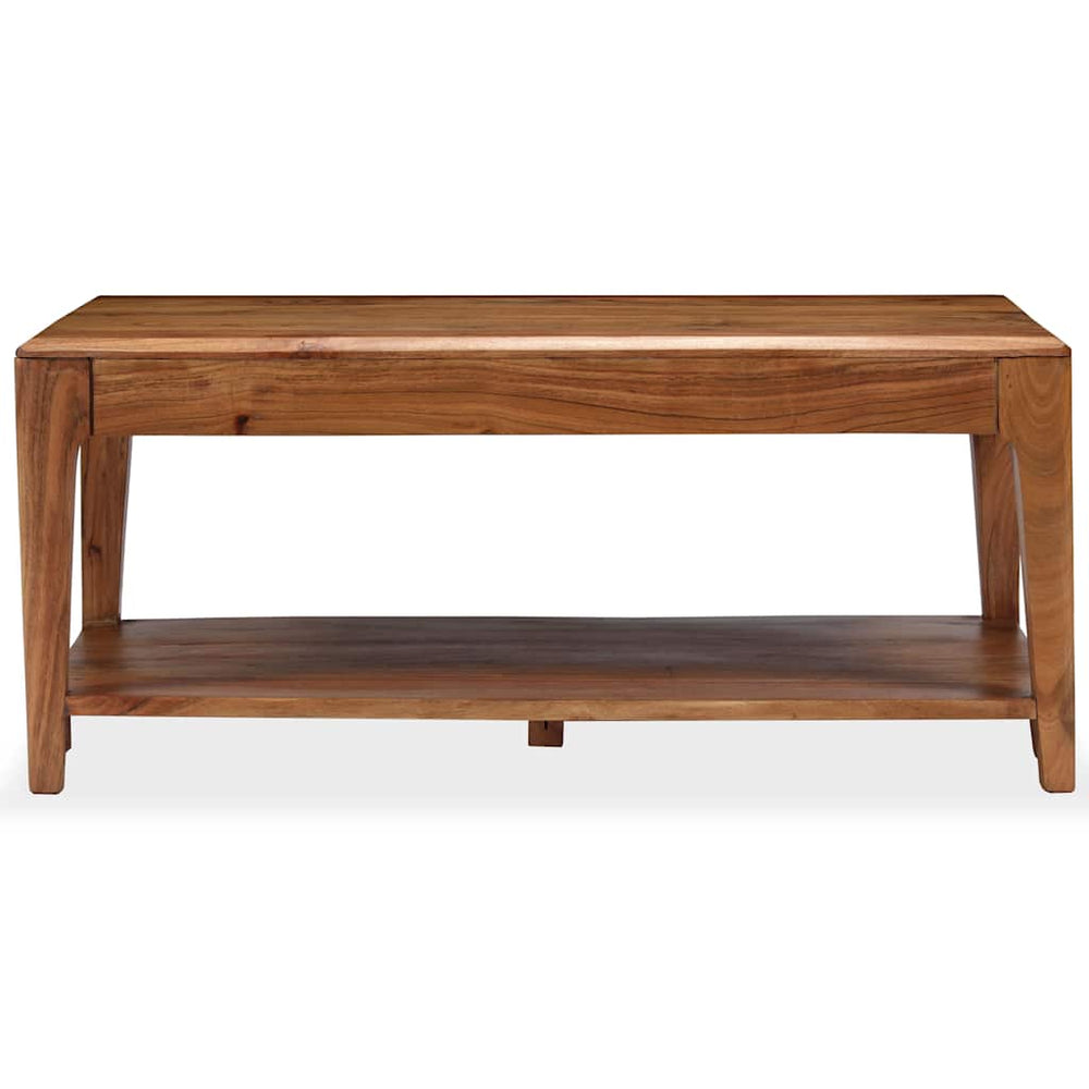 vidaXL Coffee Table Solid Wood 88x50x38 cm