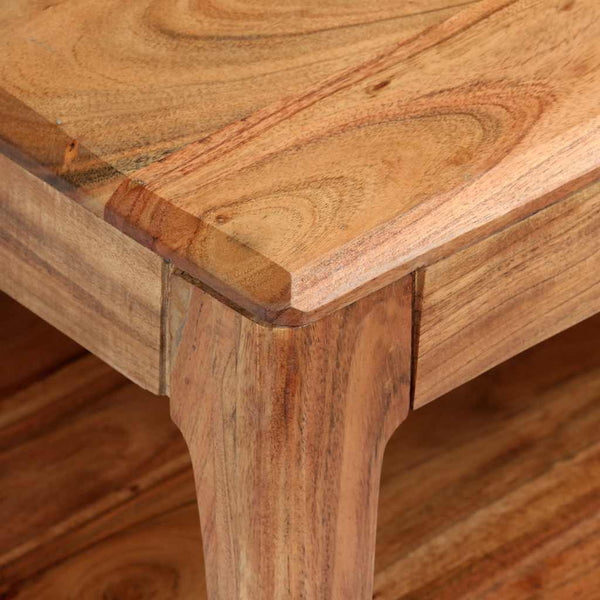 vidaXL Coffee Table Solid Wood 88x50x38 cm