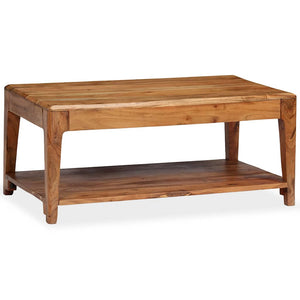 vidaXL Coffee Table Solid Wood 88x50x38 cm