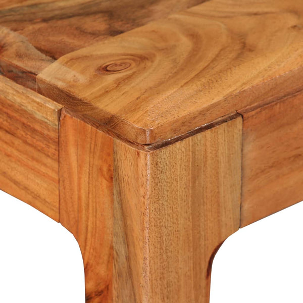 vidaXL Dining Table Recycled Solid Wood 118 x 60 x 76 cm