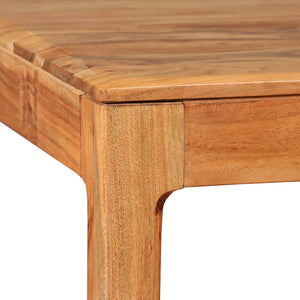 vidaXL Dining Table Recycled Solid Wood 118 x 60 x 76 cm