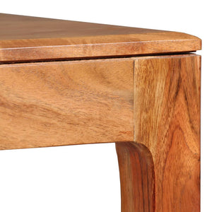 vidaXL Dining Table Recycled Solid Wood 118 x 60 x 76 cm