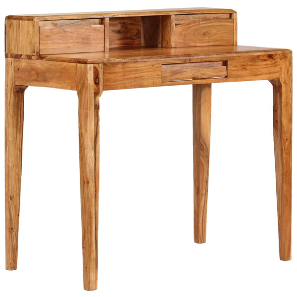 vidaXL Desk with Drawers Solid Wood 88 x 50 x 90 cm