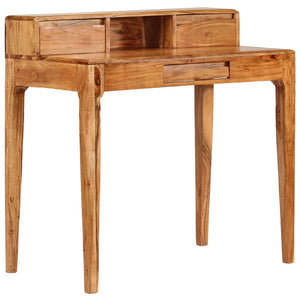 vidaXL Desk with Drawers Solid Wood 88 x 50 x 90 cm