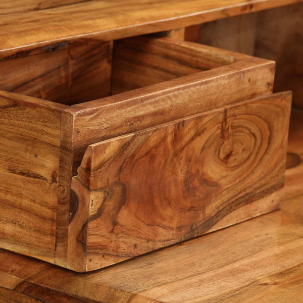 vidaXL Desk with Drawers Solid Wood 88 x 50 x 90 cm