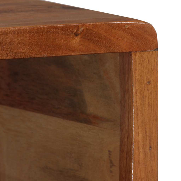 vidaXL Coffee Table with Drawer Solid Wood Hand-Carved 100x50x40 cm