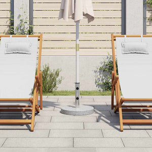 vidaXL Granite Round Parasol Base 20 kg