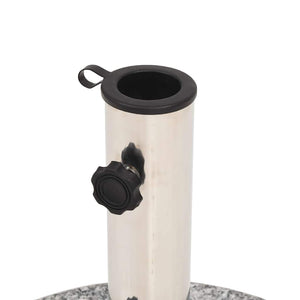vidaXL Granite Round Parasol Base 20 kg