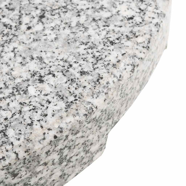 vidaXL Granite Round Parasol Base 20 kg