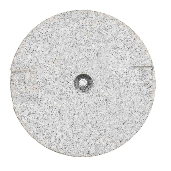 vidaXL Granite Round Parasol Base 20 kg