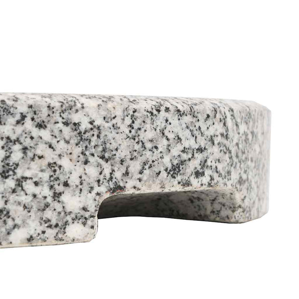 vidaXL Granite Round Parasol Base 20 kg
