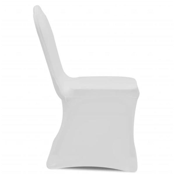 vidaXL Stretch Chair Covers 100 pcs. White