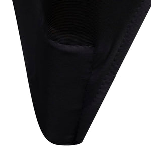 vidaXL Stretch Chair Covers 100 pcs Black