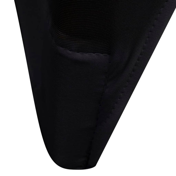 vidaXL Stretch Chair Covers 100 pcs Black