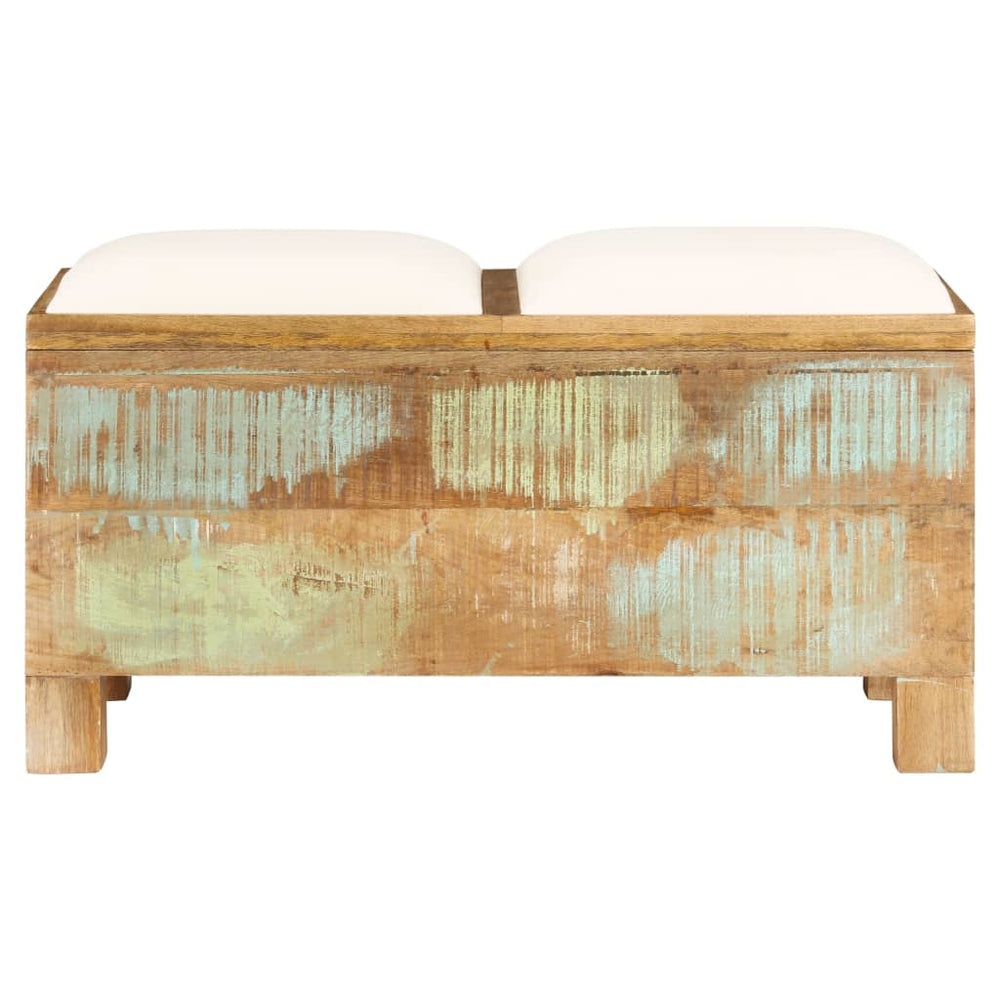 vidaXL Storage Bench Reclaimed Solid Wood 80x40x40 cm