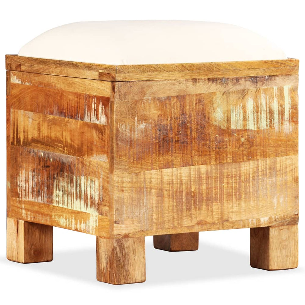 vidaXL Storage Bench Reclaimed Solid Wood 40x40x45 cm