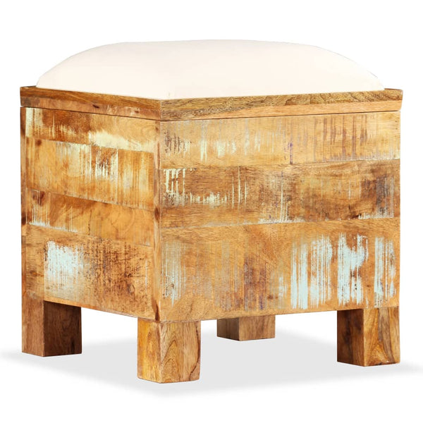 vidaXL Storage Bench Reclaimed Solid Wood 40x40x45 cm