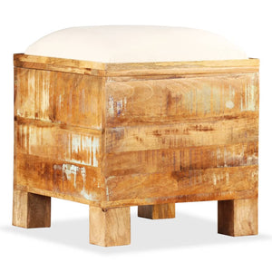 vidaXL Storage Bench Reclaimed Solid Wood 40x40x45 cm