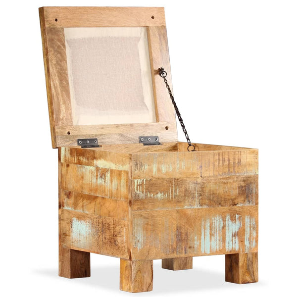 vidaXL Storage Bench Reclaimed Solid Wood 40x40x45 cm