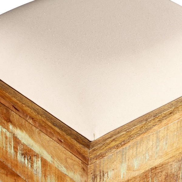 vidaXL Storage Bench Reclaimed Solid Wood 40x40x45 cm