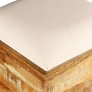 vidaXL Storage Bench Reclaimed Solid Wood 40x40x45 cm