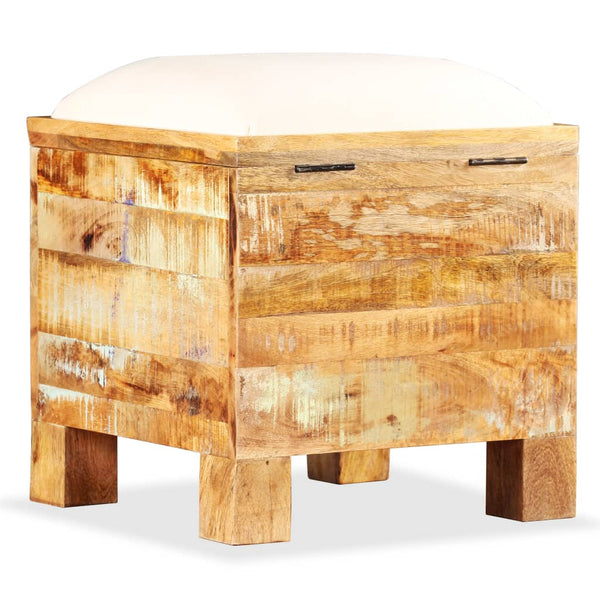 vidaXL Storage Bench Reclaimed Solid Wood 40x40x45 cm