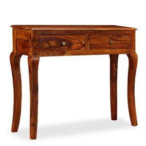 vidaXL Console Table Solid Acacia Wood 90x32x76 cm