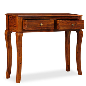 vidaXL Console Table Solid Acacia Wood 90x32x76 cm