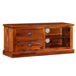 vidaXL TV Cabinet Solid Acacia Wood 90x30x40 cm