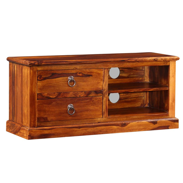 vidaXL TV Cabinet Solid Acacia Wood 90x30x40 cm