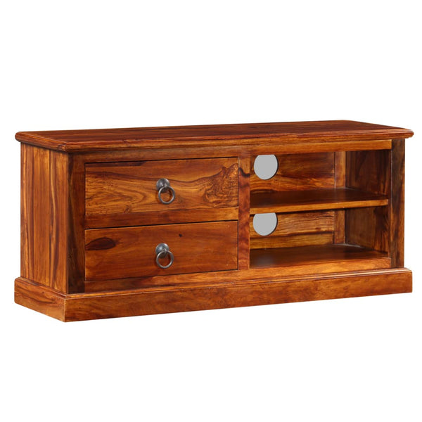 vidaXL TV Cabinet Solid Acacia Wood 90x30x40 cm