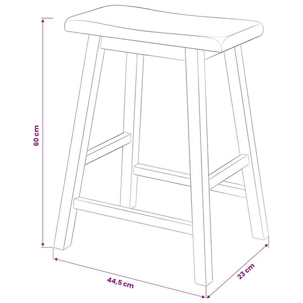 vidaXL Bar Set 3 Pieces MDF White