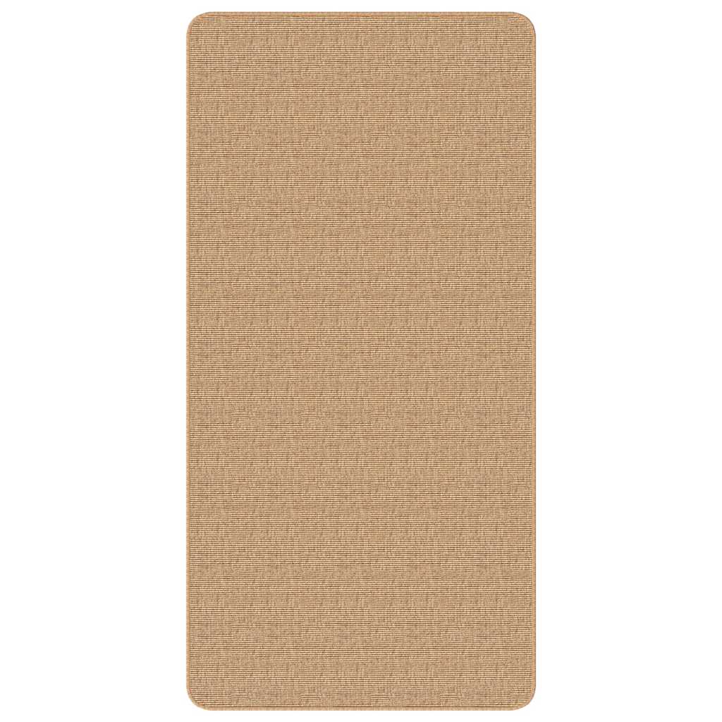 vidaXL Jute Rug with Latex Backing 80x160 cm Natural