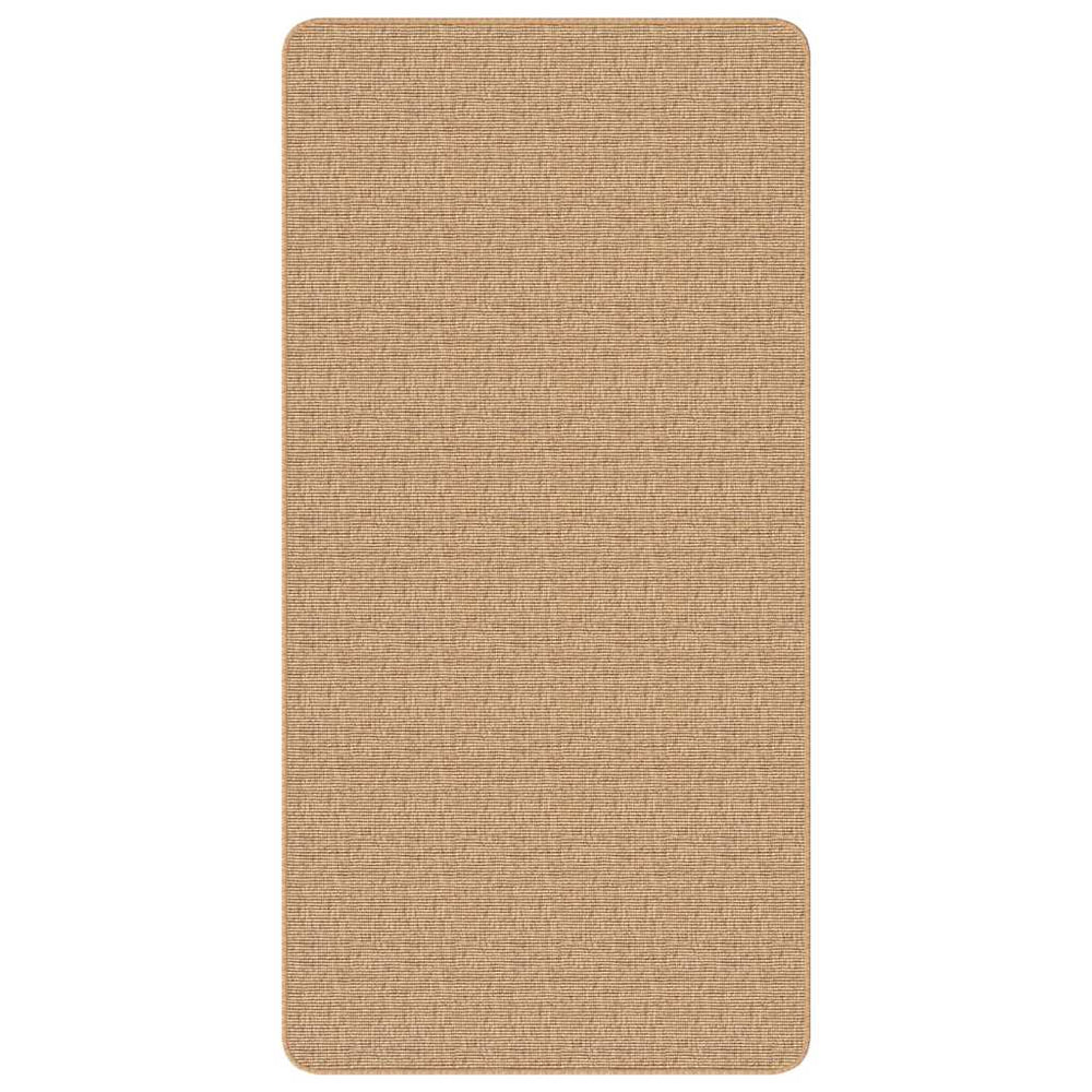vidaXL Jute Rug with Latex Backing 80x160 cm Natural