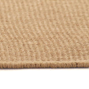 vidaXL Jute Rug with Latex Backing 80x160 cm Natural