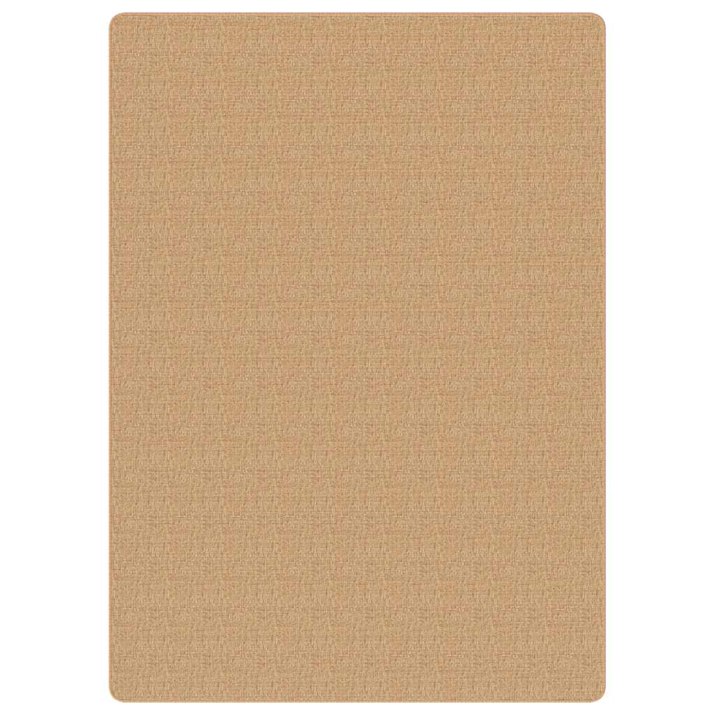 vidaXL Jute Rug with Latex Backing 120x180 cm Natural