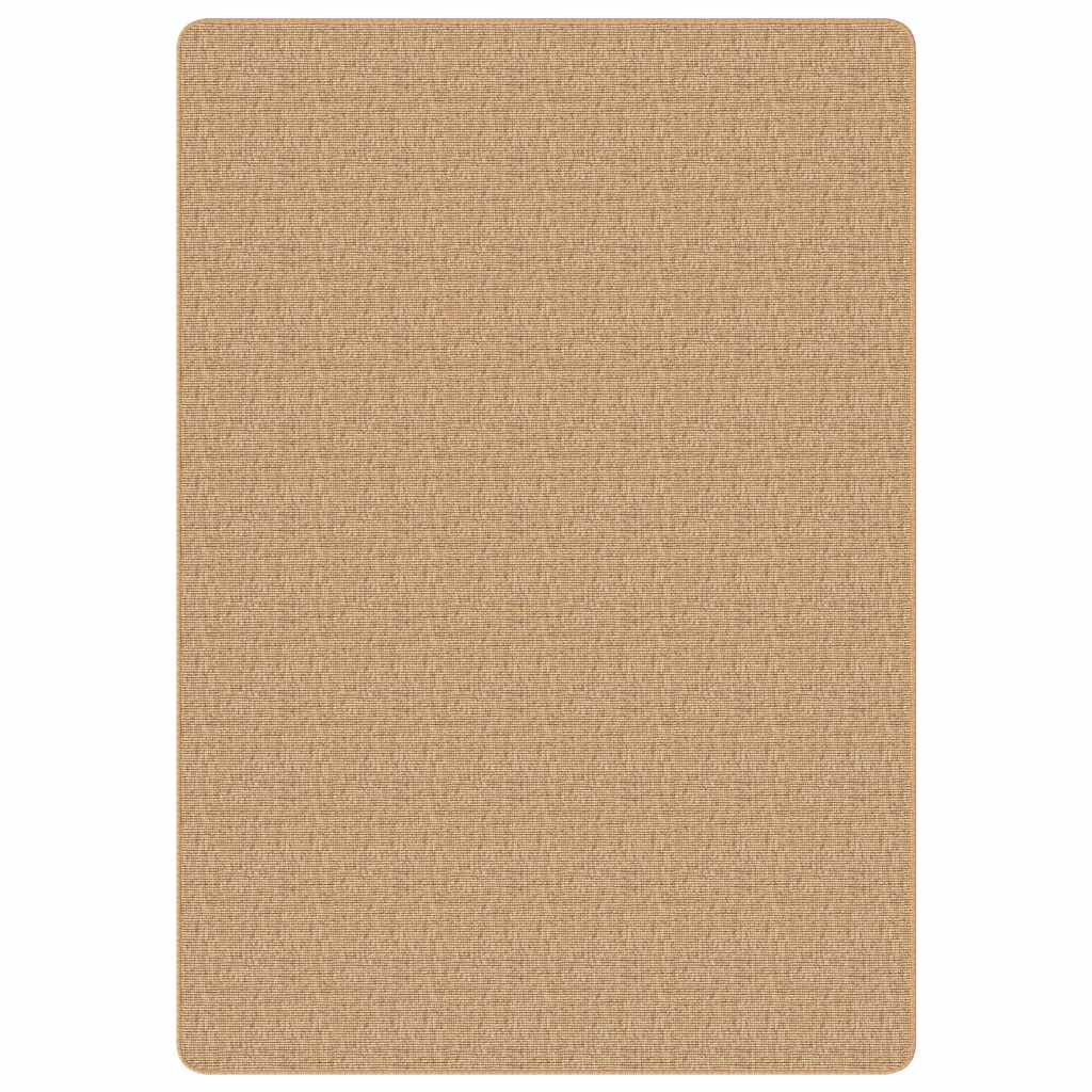 vidaXL Jute Rug with Latex Backing 140x200 cm Natural