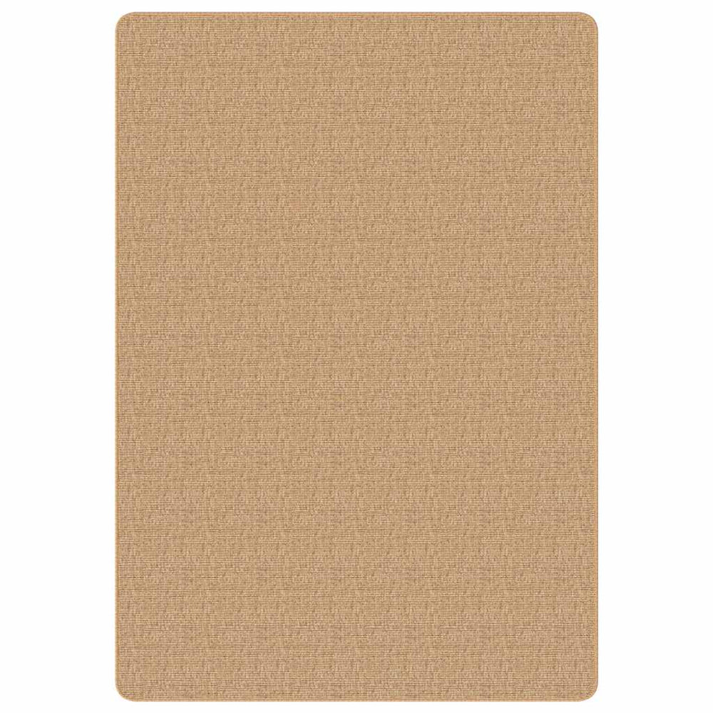 vidaXL Jute Rug with Latex Backing 140x200 cm Natural