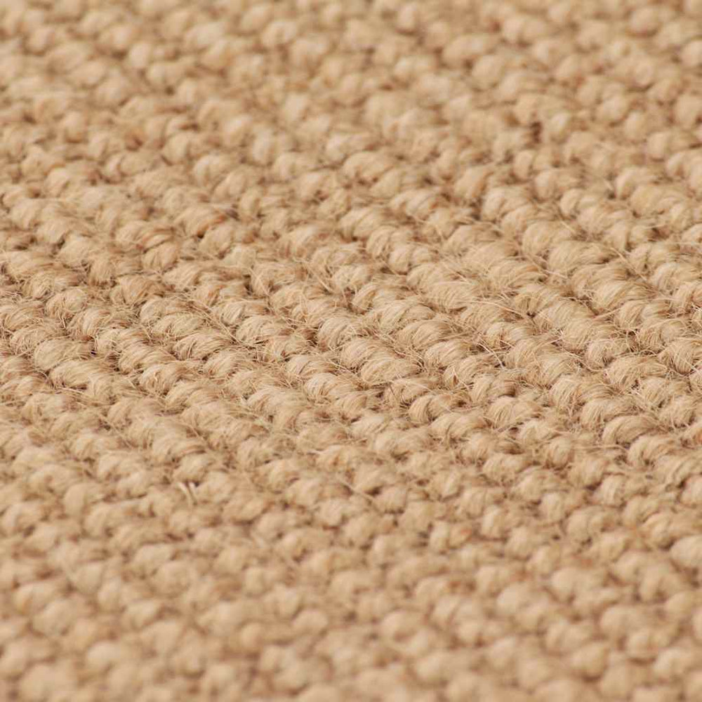 vidaXL Jute Rug with Latex Backing 140x200 cm Natural