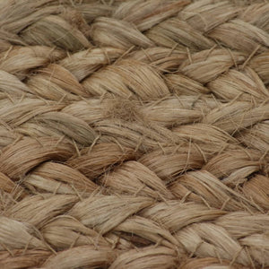 vidaXL Jute Braided Rug 90 cm Round