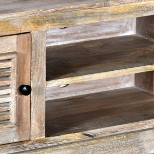 vidaXL TV Cabinet Solid Mango Wood