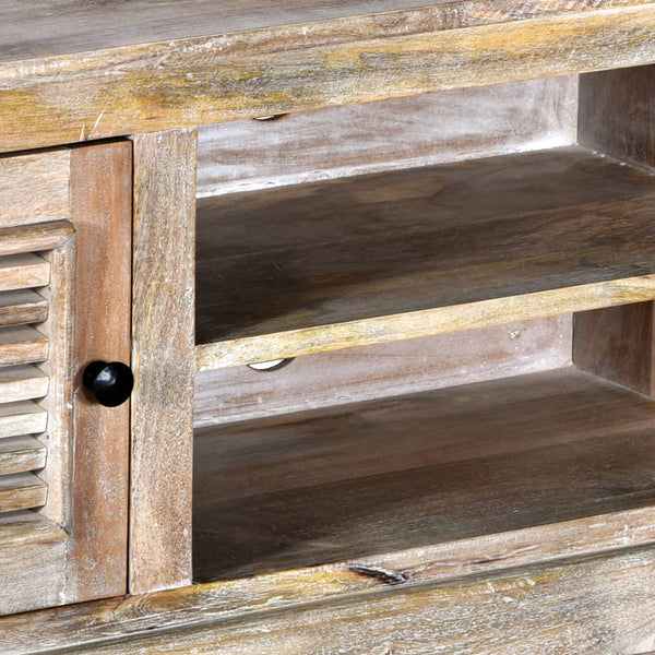 vidaXL TV Cabinet Solid Mango Wood