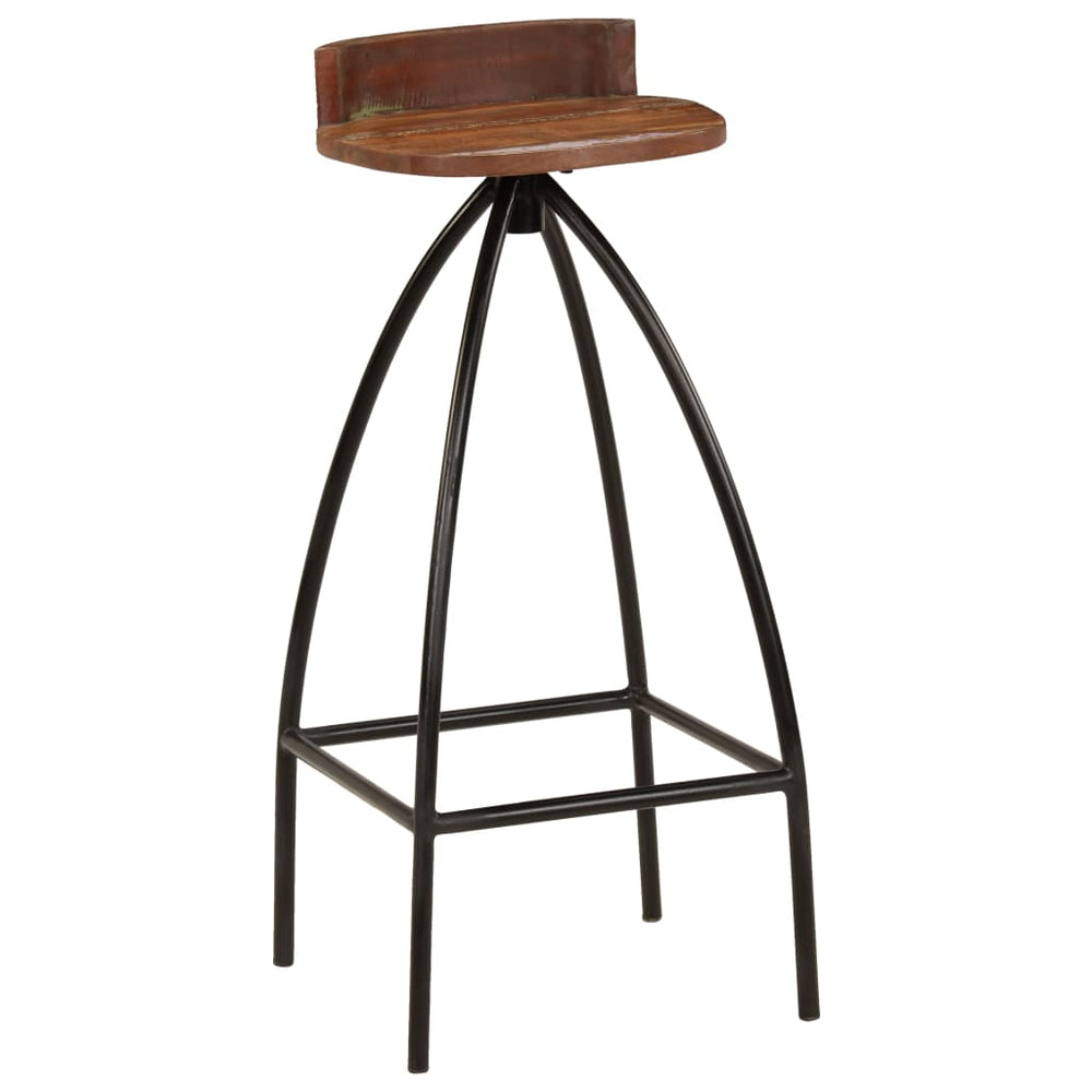 vidaXL Bar Stools 2 pcs. Solid Reclaimed Wood