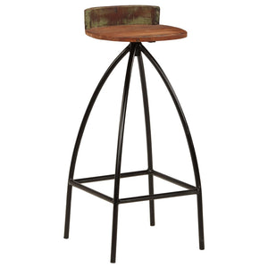 vidaXL Bar Stools 2 pcs. Solid Reclaimed Wood