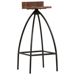 vidaXL Bar Stools 2 pcs. Solid Reclaimed Wood