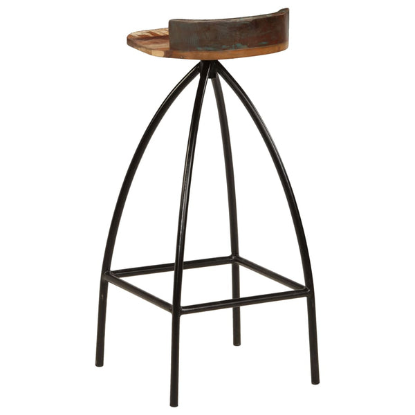 vidaXL Bar Stools 2 pcs. Solid Reclaimed Wood